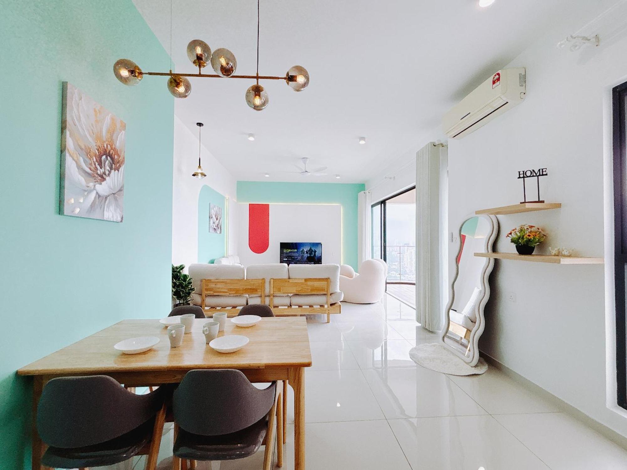 Ferienwohnung Seafront Country Garden Danga Bay By Lions Bay Johor Bahru Zimmer foto